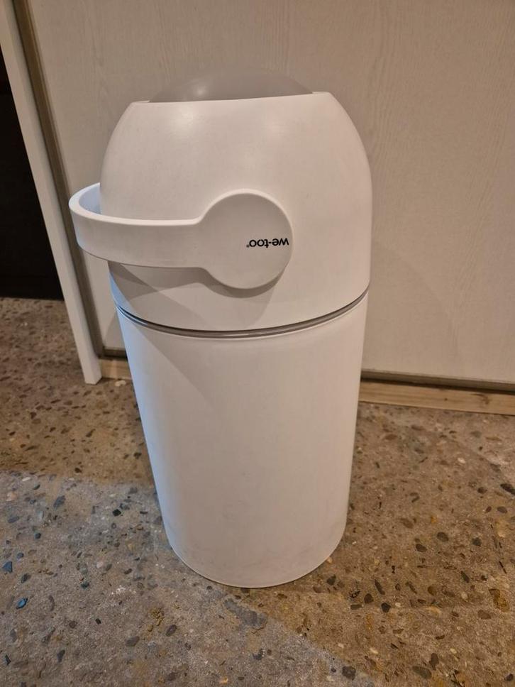 WeToo Luieremmer - Handig en Hygiënisch! Wit, Kinderen en Baby's, Badjes en Verzorging, Zo goed als nieuw, Luieremmer, Overige merken