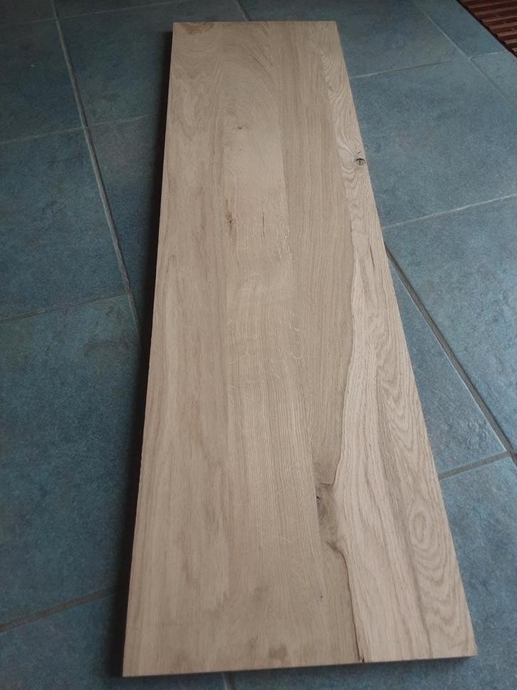 Massief blank eiken plank, keukenplank, Doe-het-zelf en Verbouw, Hout en Planken, Nieuw, Plank, Eiken, Minder dan 200 cm, Minder dan 25 mm