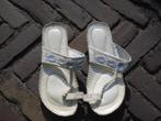 GRATIS VERZENDEN NIEUWE WITTE LEREN BOHOO SLIPPERS 37, Slippers, Verzenden, Wit, Nieuw