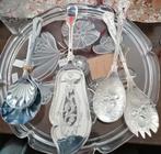 Prachtige bewerkte visschep van Krupp Berndorf., Antiek en Kunst, Ophalen of Verzenden