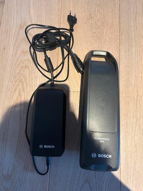 Bosch Powerpack 500 + Oplader - Urban Arrow, Fietsen en Brommers, Fietsaccessoires | Fietsaccu's, Gebruikt, Ophalen of Verzenden