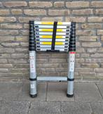 te koop telescoopladder in nette staat, Doe-het-zelf en Verbouw, Ladders en Trappen, Ophalen, Zo goed als nieuw, Ladder, Opvouwbaar of Inschuifbaar