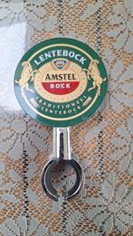 Amstel Lentebock bier tapruiter, Verzamelen, Ophalen of Verzenden, Gebruikt, Reclamebord, Plaat of Schild, Amstel