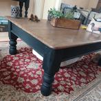 Landelijke salontafel, Huis en Inrichting, Tafels | Salontafels, 100 tot 150 cm, Zo goed als nieuw, Minder dan 50 cm, Rechthoekig