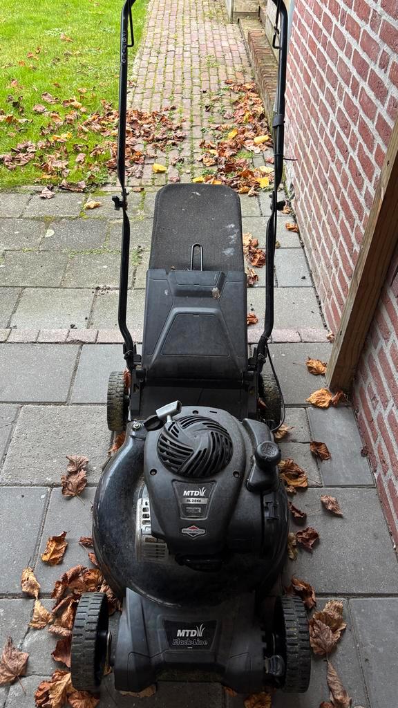 MTD Black-Line 3546 Grasmaaier - Benzine, Tuin en Terras, Grasmaaiers, Gebruikt, Benzine-grasmaaier, 40 t/m 49 cm, Cirkelmaaier