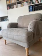 Luie zitstoel - Fauteuil, Huis en Inrichting, Stoelen, Ophalen, Gebruikt, Grijs, Eén