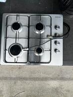 Kookplaat Rvs, Witgoed en Apparatuur, Zo goed als nieuw, Inbouw, Gas, 4 kookzones
