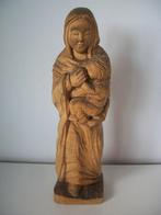 Vrouw met Kind - Houten - 31 cm hoog - zgan, Ophalen of Verzenden