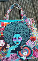 Canvas dubbelzijdige 60e shopper kant en klaar, Hobby en Vrije tijd, Stoffen en Lappen, Overige kleuren, 120 cm of meer, Ophalen of Verzenden