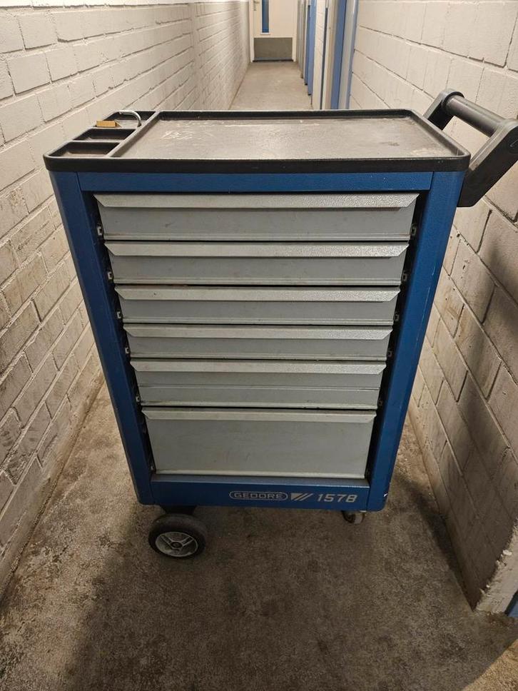 Gedore Gereedschapkar– Complete Set, Doe-het-zelf en Verbouw, Gereedschapskisten, Zo goed als nieuw, Ophalen of Verzenden