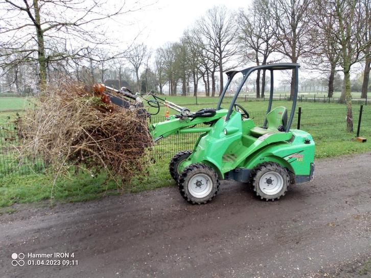 Minishovel te huur, Tuin en Terras, Hand-tuingereedschap, Ophalen of Verzenden