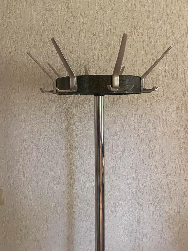 Vintage Kapstok met Zware Voet, Huis en Inrichting, Woonaccessoires | Kapstokken, Gebruikt, Staande kapstok, 150 tot 200 cm, Metaal