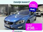 Volvo V60 2.0 D4 191PK R-DESIGN STANDKACHEL LEER TREKHK, Euro 6, 4 cilinders, 1969 cc, Blauw