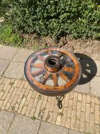 Salon tafel van wagenwiel, Ophalen, 50 tot 100 cm, 50 tot 75 cm, Rond