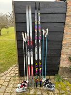 2 complete langlaufski sets met schoenen, Ophalen, Zo goed als nieuw, Ski's, Fischer