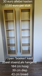 Boekenkasten, Huis en Inrichting, Kasten | Vitrinekasten, Ophalen, Overige materialen, Gebruikt, 50 tot 100 cm