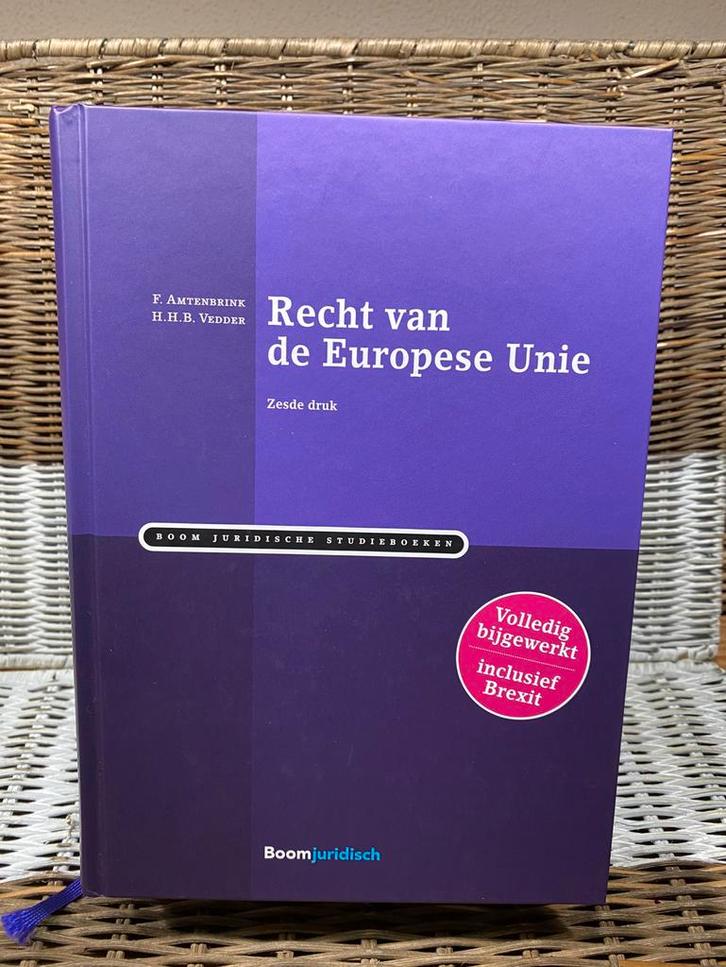 H.H.B. Vedder - Recht van de Europese Unie, Boeken, Wetenschap, Zo goed als nieuw, Sociale wetenschap, Ophalen of Verzenden
