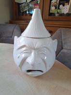 Mooie grote retro vintage uirnpot met huilend gezicht, Huis en Inrichting, Keuken | Servies, Ophalen of Verzenden, Zo goed als nieuw