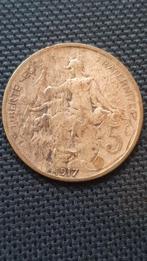 5 Centimes 1917 Frankrijk, Postzegels en Munten, Munten | Europa | Niet-Euromunten, Frankrijk, Ophalen of Verzenden, Losse munt