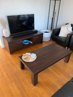 Salontafel en TV meubel, Huis en Inrichting, Tafels | Salontafels, Ophalen, Eikenhout, 50 tot 100 cm, Zo goed als nieuw