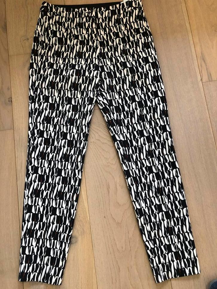 Marccain broek mt N2 (38), Kleding | Dames, Broeken en Pantalons, Zo goed als nieuw, Maat 38/40 (M), Zwart, Lang, Verzenden