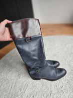 Tommy Hilfiger hoge laarzen leer 40, Ophalen of Verzenden, Zo goed als nieuw, Zwart, Hoge laarzen