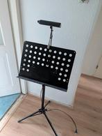 K&M Muziekstandaard met Lamp, Muziek en Instrumenten, Standaards, Ophalen, Zo goed als nieuw, Muziekstandaard