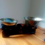 Vintage Weegschaal - Tot 5 kg - Geelkoperen Schalen, Antiek en Kunst, Ophalen of Verzenden