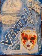 Schilderij collage Venezie Venezia gesigneerd Italie, Ophalen of Verzenden