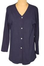 Mer du Nord lang vest, blauw, Mt. S, Kleding | Dames, Zo goed als nieuw, Maat 36 (S), Mer du Nord, Verzenden