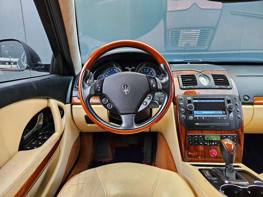 Maserati Quattroporte 4.7 S Executive GT 440pk, Auto's, Maserati, Automaat, Achterwielaandrijving, Zwart, Leder