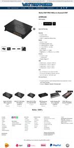 Helix DSP PRO MK3 10 kanaals DSP Digital Sound Processor, Auto diversen, Anroijseweg 32a, 5451 HA Mill, ., Nieuw, Ophalen of Verzenden