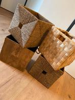 Ikea kallax manden, Huis en Inrichting, Ophalen, Zo goed als nieuw, Rechthoekig, Riet