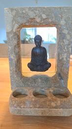 Boeddha beeld in stenen frame, Huis en Inrichting, Woonaccessoires | Boeddhabeelden, Ophalen, Zo goed als nieuw