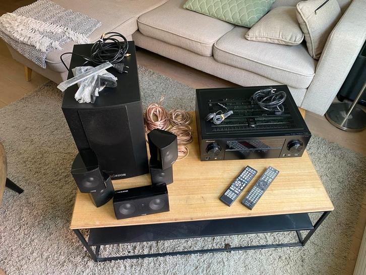 Pioneer VSX-923 + Canton 5.1 Set - Compleet!, Audio, Tv en Foto, Versterkers en Receivers, Gebruikt, 5.1, 120 watt of meer, Pioneer