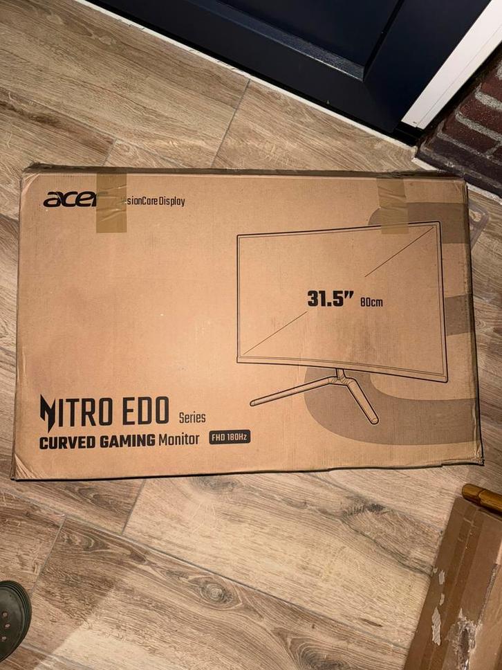 Acer Monitor 31,5” inch, Computers en Software, Monitoren, Niet werkend, HDMI, Gaming, Curved, Ophalen of Verzenden