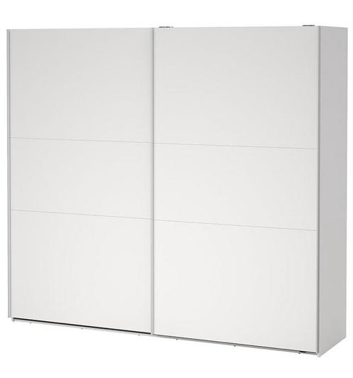 Deense Hang/Legkast “Tvilum-Scanbirk” 2 grote Schuifdeuren, Huis en Inrichting, Kasten | Kledingkasten, Gebruikt, 200 cm of meer