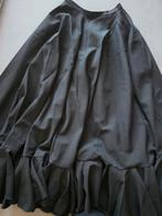 Zwarte Flamenco Rok - Maat S/M, Kleding | Dames, Rokken, Zwart, Ophalen of Verzenden, Zo goed als nieuw, Maat 36 (S)