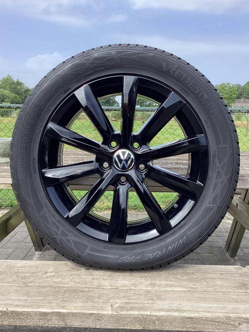 17” sets velgen VW T-Roc Continental 215-55-17 ❄️banden 8 mm, Auto-onderdelen, Banden en Velgen, Banden en Velgen, Winterbanden