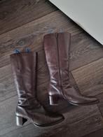 Ecco maat 40 bruine leren laarzen, Kleding | Dames, Schoenen, Bruin, Ophalen of Verzenden, Zo goed als nieuw, Hoge laarzen