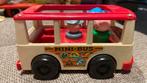 Fisher price mini bus vintage, Ophalen of Verzenden, Gebruikt, Auto of Voertuig