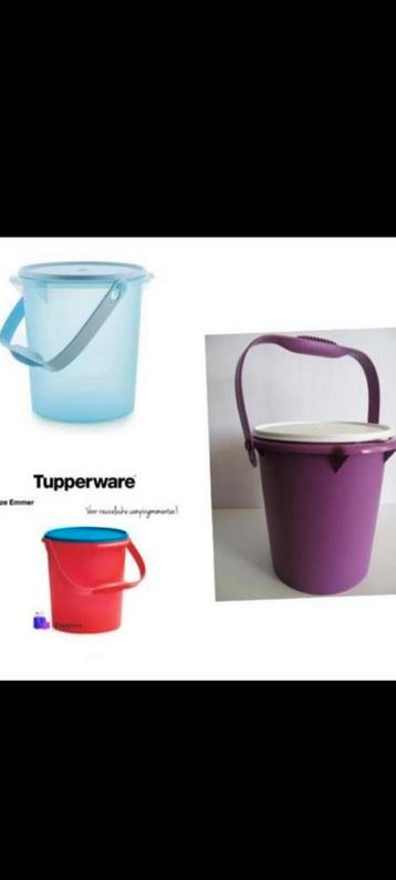 Nieuwe reuze emmer van tupperware  beschikbaar voor biedingen