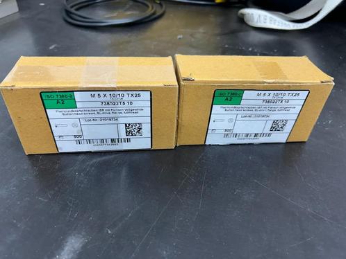 Nieuwe laagbolkopschroeven M5x10 TX25, Doe-het-zelf en Verbouw, IJzerwaren en Bevestigingsmiddelen, Nieuw, Schroeven, Minder dan 50 mm