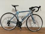Racefiets Giant lichtblauw + fietskleding + helm + schoenen, 49 tot 53 cm, Zo goed als nieuw, Giant, Ophalen