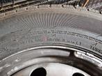 225/75 R16 118 116 Fiat Ducato III wielen met wieldoppen, Banden en Velgen, 16 inch, Gebruikt, 225 mm