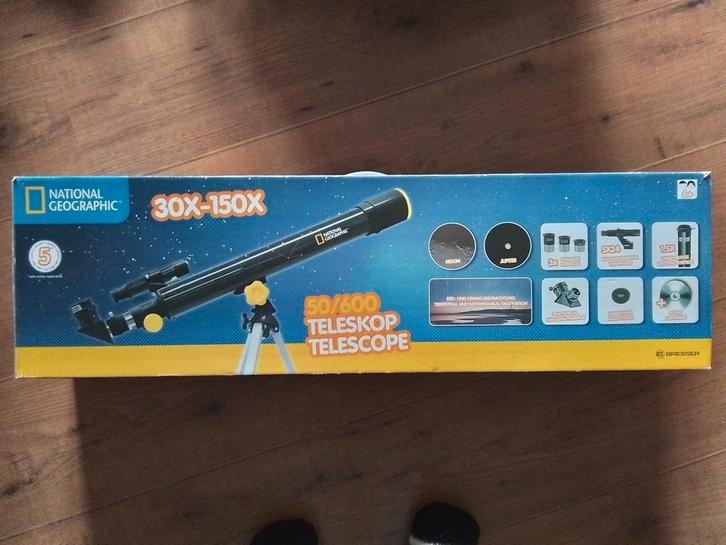 National Geographic Telescoop 30X-150X, Audio, Tv en Foto, Optische apparatuur | Telescopen, Nieuw, Lenzentelescoop (refractor)