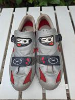 PRIJS VERLAAGD SIDI Fietsschoenen Maat 44 - Zilver/Rood, Overige merken, Gebruikt, Aluminium, Ophalen of Verzenden