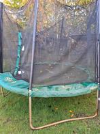 Grote trampoline met net, Ophalen, Gebruikt