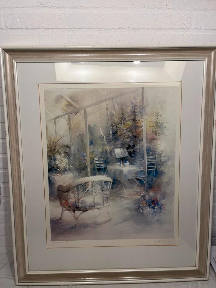 Willem Haenraets - Inspiration 1 & 2 - Ingelijst, Antiek en Kunst, Kunst | Schilderijen | Klassiek, Ophalen