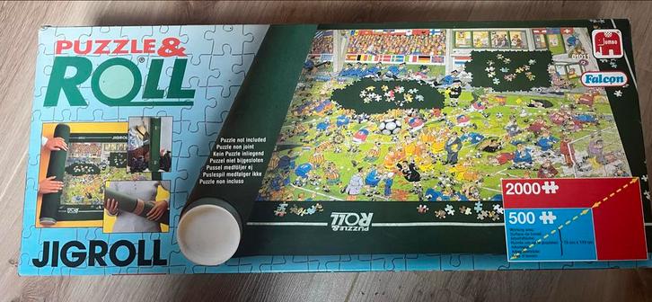 Jigroll Puzzle & Roll - 2000+ stukjes, Hobby en Vrije tijd, Denksport en Puzzels, Gebruikt, Legpuzzel, Meer dan 1500 stukjes, Ophalen of Verzenden